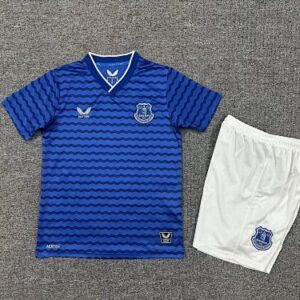 Everton 2025/26 Home Adult Jersey And Shorts Kit
