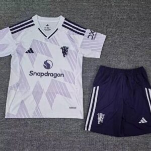 Maglia e pantaloncini Manchester United 2025/26 Away Adulto Kit